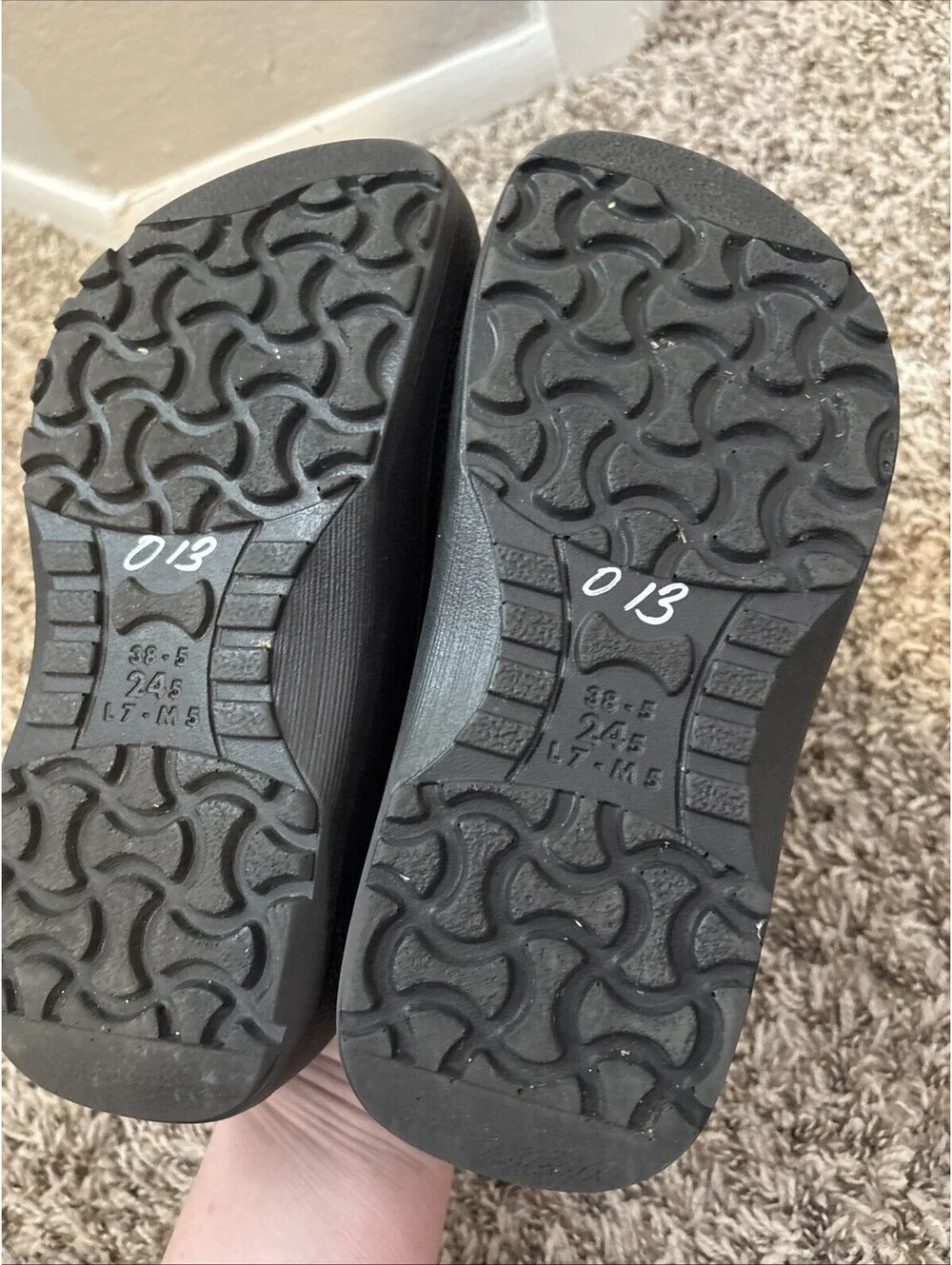 Birkenstock Profi Birki Women's Size 7 Black Walking Nursing Work Clogs Shoes